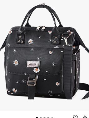 Weitars black daisy lunch bag.
